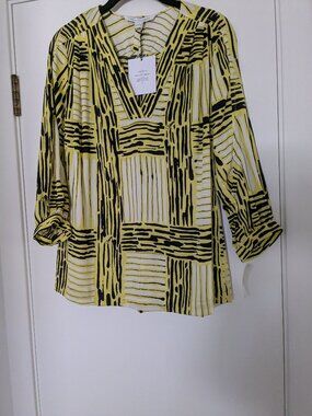 Diane von Furstenberg Bold Print Blouse